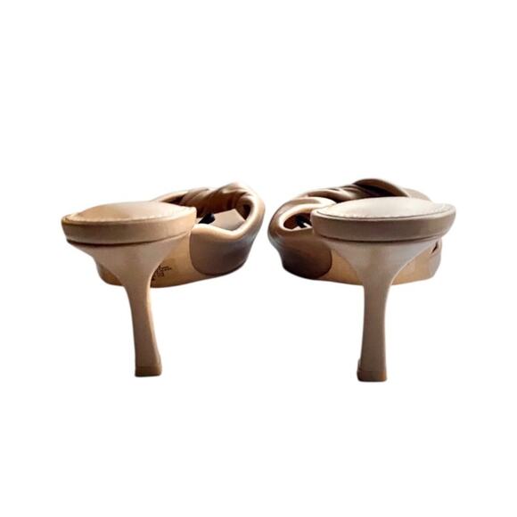 Express Elegant Slip On Heels Beige - Picture 5 of 7